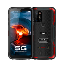 CONQUEST征服S20 5G全網(wǎng)通紅外夜視三防智能戶外防水手機4800萬四攝超長待機手持終端 電力巡檢終端