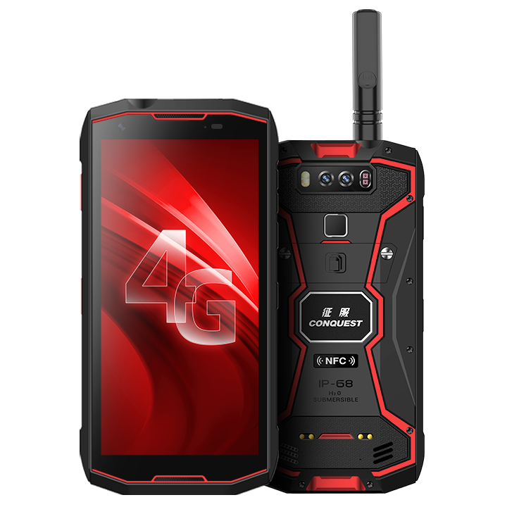 CONQUEST征服 S12 4G全網(wǎng)通智能三防手機 源頭廠家 支持定制